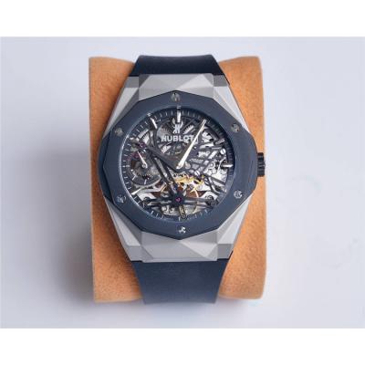 Replica Big Bang A21J  Automatic  Movement  Mens Watch Skeleton Dial  Rubber  Strap A G30