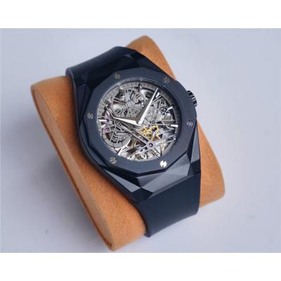 Replica Big Bang A21J  Automatic  Movement  Mens Watch Skeleton Dial  Rubber  Strap B G30