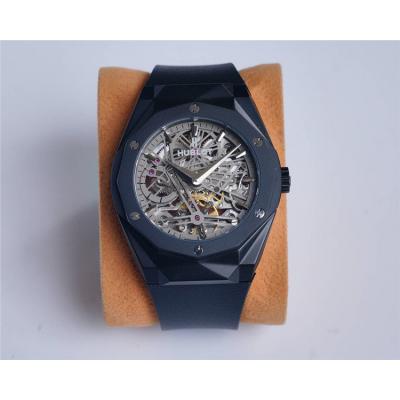 Replica Big Bang A21J  Automatic  Movement  Mens Watch Skeleton Dial  Rubber  Strap B G30