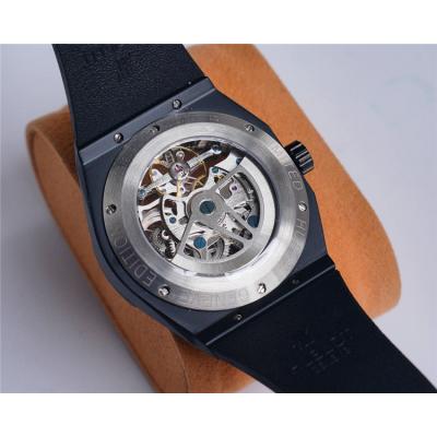 Replica Big Bang A21J  Automatic  Movement  Mens Watch Skeleton Dial  Rubber  Strap B G30