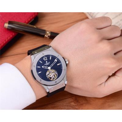 Replica Classic Fusion  A21J  Automatic  Movement  Mens Watch Blue Dial  Rubber  Strap B G31