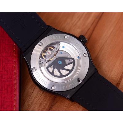 Replica Classic Fusion  A21J  Automatic  Movement  Mens Watch Blue Dial  Rubber  Strap B G31