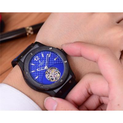 Replica Classic Fusion  A21J  Automatic  Movement  Mens Watch Blue Dial  Rubber  Strap B G31