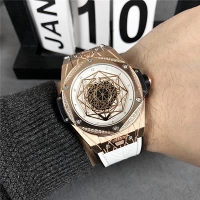 Replica Big Bang Japan Miyota 8215 Automatic Movement Mens Watch Skeleton Dial Leather Strap G33