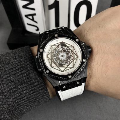 Replica Big Bang Japan Miyota 8215 Automatic Movement Mens Watch Skeleton Dial Leather Strap G33