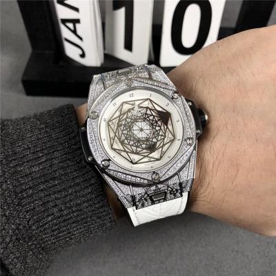 Replica Big Bang Japan Miyota 8215 Automatic Movement Mens Watch Skeleton Dial Leather Strap G33