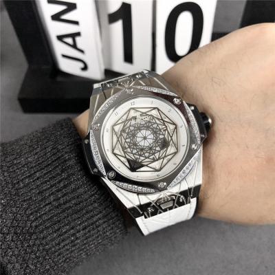 Replica Big Bang Japan Miyota 8215 Automatic Movement Mens Watch Skeleton Dial Leather Strap G33