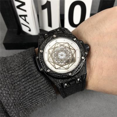 Replica Big Bang Japan Miyota 8215 Automatic Movement Mens Watch Skeleton Dial Leather Strap G33