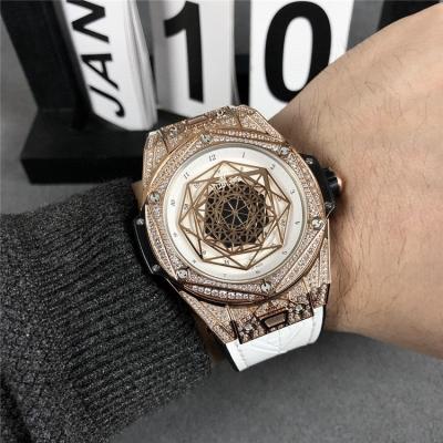 Replica Big Bang Japan Miyota 8215 Automatic Movement Mens Watch Skeleton Dial Leather Strap G33