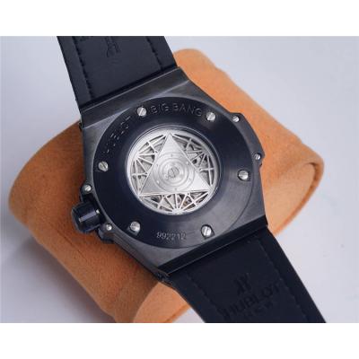 Replica Big Bang Japan Miyota 8215 Automatic Movement Mens Watch Skeleton Dial Leather Strap G34