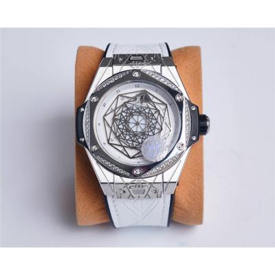 Replica Big Bang Japan Miyota 8215 Automatic Movement Mens Watch Skeleton Dial Leather Strap G34