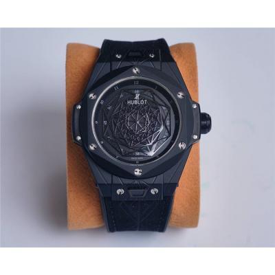 Replica Big Bang Japan Miyota 8215 Automatic Movement Mens Watch  Skeleton Dial Leather Strap A G35