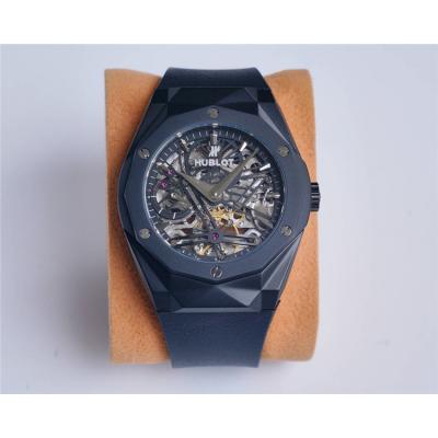 Replica Big Bang A21J  Automatic  Movement  Mens Watch   Skeleton Dial Rubber Strap  G36