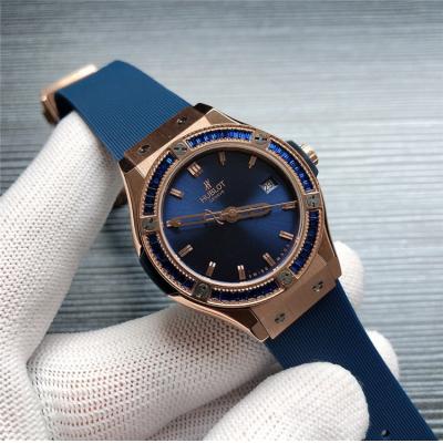 Replica Classic Fusion Japan  Quartz Movement  Womens Watch  Blue Dial Rubber Strap  G44