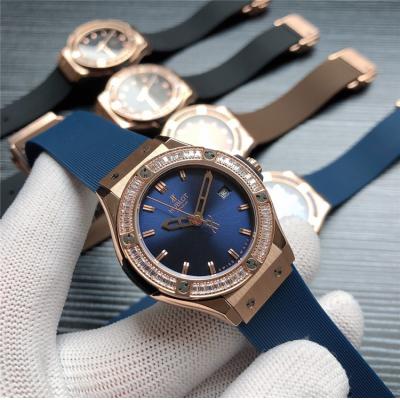 Replica Classic Fusion Japan  Quartz Movement  Womens Watch  Blue Dial Rubber Strap  G44