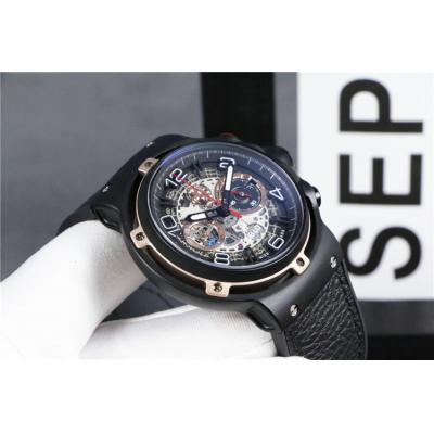 Replica Ferrari Limited Edtions A21J  Automatic Movement Mens Watch  Skeleton Dial Leather Strap A G48