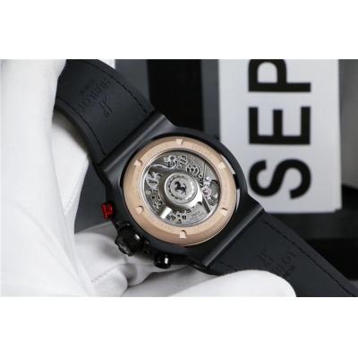 Replica Ferrari Limited Edtions A21J  Automatic Movement Mens Watch  Skeleton Dial Leather Strap A G48