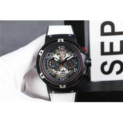 Replica Ferrari Limited Edtions A21J  Automatic Movement Mens Watch Skeleton Dial  Leather Strap  B G48