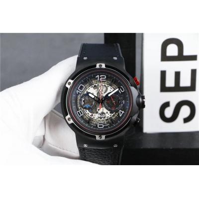 Replica Ferrari Limited Edtions A21J  Automatic Movement Mens Watch Skeleton Dial  Leather Strap  B G48