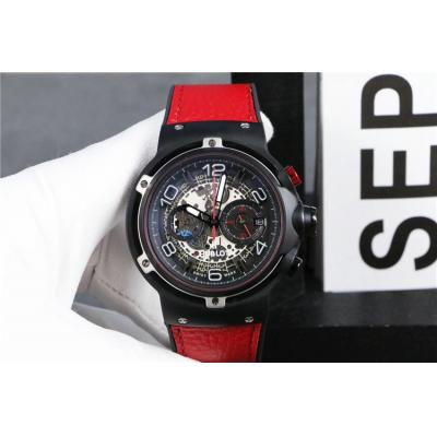 Replica Ferrari Limited Edtions A21J  Automatic Movement Mens Watch Skeleton Dial  Leather Strap  B G48