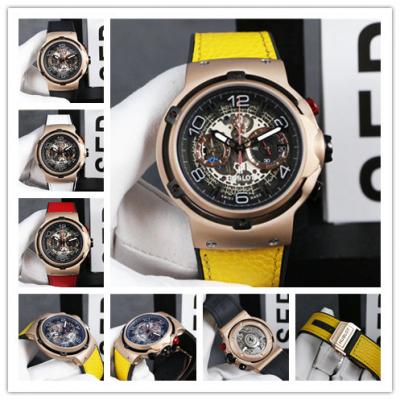 Replica Ferrari Limited Edtions A21J  Automatic Movement Mens Watch  Skeleton Dial Leather Strap  C G48