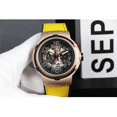 Replica Ferrari Limited Edtions A21J  Automatic Movement Mens Watch  Skeleton Dial Leather Strap  C G48