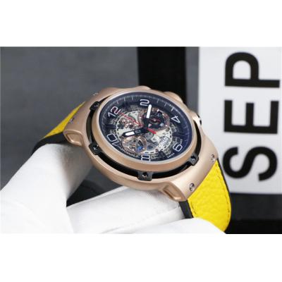 Replica Ferrari Limited Edtions A21J  Automatic Movement Mens Watch  Skeleton Dial Leather Strap  C G48