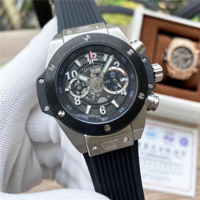 Replica Big Bang  Japan  Quartz  chronograph Movement  Mens Watch Skeleton  Dial Rubber Strap  G62