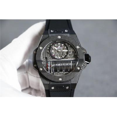 Replica Big Bang MP-09 TOURBILLON BI-AXIS  A21J  Automatic  Movement  Mens Watch Skeleton Dial  Rubber  Strap B G69