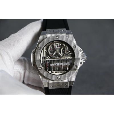 Replica Big Bang MP-09 TOURBILLON BI-AXIS  A21J  Automatic  Movement  Mens Watch Skeleton Dial  Rubber  Strap B G69