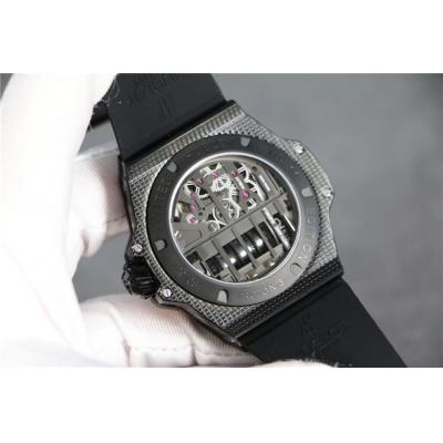 Replica Big Bang MP-09 TOURBILLON BI-AXIS  A21J  Automatic  Movement  Mens Watch Skeleton Dial  Rubber  Strap B G69