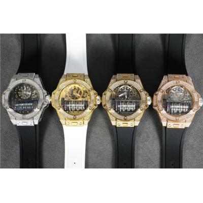 Replica Big Bang MP-11  A21J  Automatic Movement Mens Watch  Skeleton Dial Rubber Strap G70