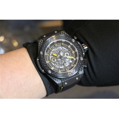 Replica Big Bang  Japan  vk Quartz  chronograph  Movement  Mens Watch Black Dial Rubber Strap G71