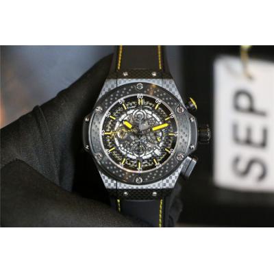 Replica Big Bang  Japan  vk Quartz  chronograph  Movement  Mens Watch Black Dial Rubber Strap G71