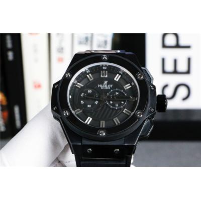 Replica Big Bang  Japan  vk Quartz  chronograph  Movement  Mens Watch Black Dial Rubber Strap G71