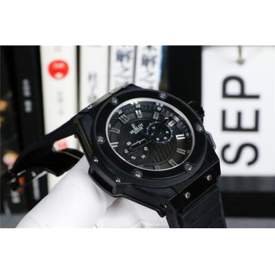 Replica Big Bang  Japan  vk Quartz  chronograph  Movement  Mens Watch Black Dial Rubber Strap G71