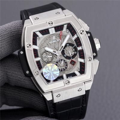 Replica Big Bang A21J  Automatic Movement Mens Watch Skeleton Dial Leather Strap G75