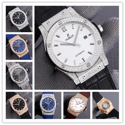 Replica Classic Fusion  Japan Miyota 8215 Automatic Movement  Mens Watch White Dial Leather Strap G76