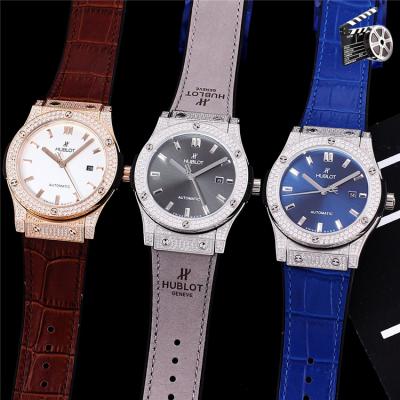 Replica Classic Fusion  Japan Miyota 8215 Automatic Movement  Mens Watch  Blue  Dial Leather Strap G79