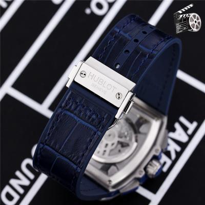 Replica Big Bang A21J  Automatic Movement Mens Watch Skeleton Dial Leather Strap G80