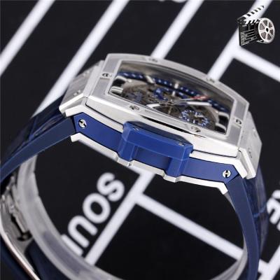 Replica Big Bang A21J  Automatic Movement Mens Watch Skeleton Dial Leather Strap G80