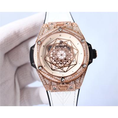 Replica Big Bang   Japan Miyota 8215 Automatic Movement  Mens Watch Skeleton Dial Leather Strap G84