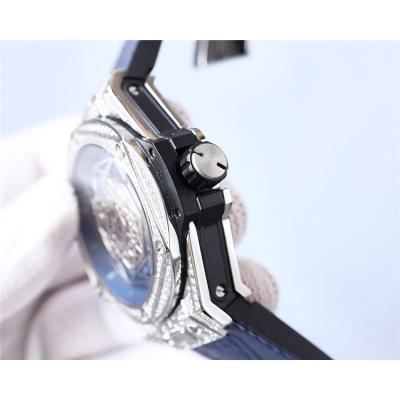 Replica Big Bang   Japan Miyota 8215 Automatic Movement  Mens Watch Skeleton Dial Leather Strap G84