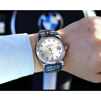 Replica Datejust Japan Miyota 8215 Automatic Movement Mens Watch Blue  Dial Stainless steel C E09