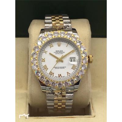 Replica Datejust A2813 Automatic Movement Mens Watch  White Dial Jubilee Bracelet SS E23