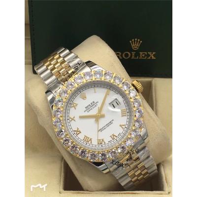 Replica Datejust A2813 Automatic Movement Mens Watch  White Dial Jubilee Bracelet SS E23