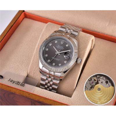 Replica Datejust  Japan Miyota 8215 Automatic Movement Mens Watch Black Dial Jubilee Bracelet Two Tone Yellow Gold B E28