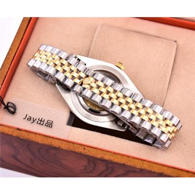 Replica Datejust  Japan Miyota 8215 Automatic Movement Mens Watch White Dial Jubilee Bracelet Two Tone Yellow Gold C E28