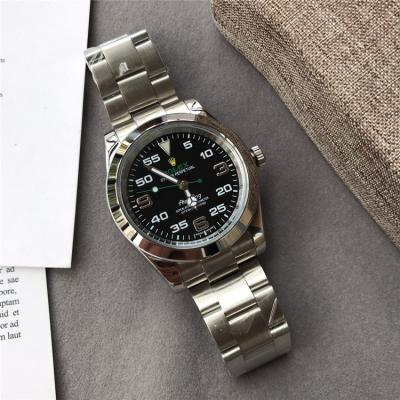 Replica Oyster Perpetual   A21J Automatic Movement Mens Watch Black Dial Oyster Bracelet  SS E32