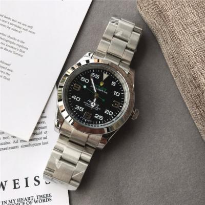 Replica Oyster Perpetual   A21J Automatic Movement Mens Watch Black Dial Oyster Bracelet  SS E32